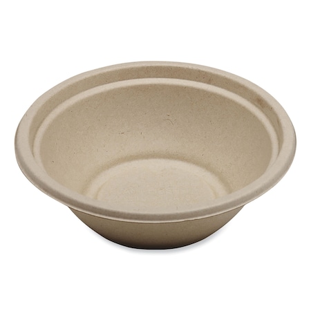 World Centric Fiber Bowls, 24 oz, 7.4 x 7.4 x 2.3, Natural, Paper, 500PK BO-SC-U24-LFP